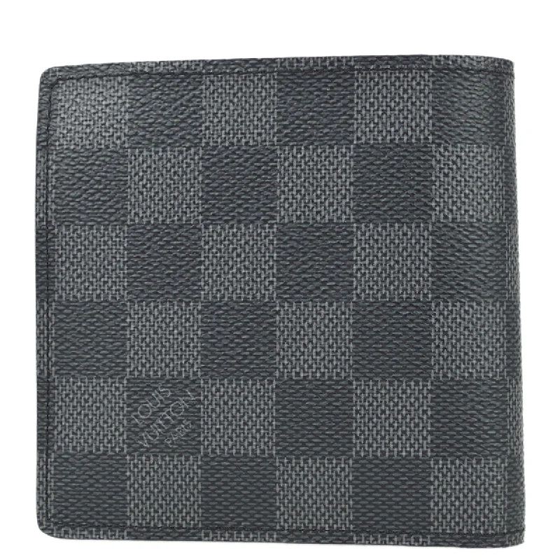 Louis Vuitton Twist bags with the iconic LV - turnlock closureLouis Vuitton 2000 Damier Graphite Portefeuille Marco N62664