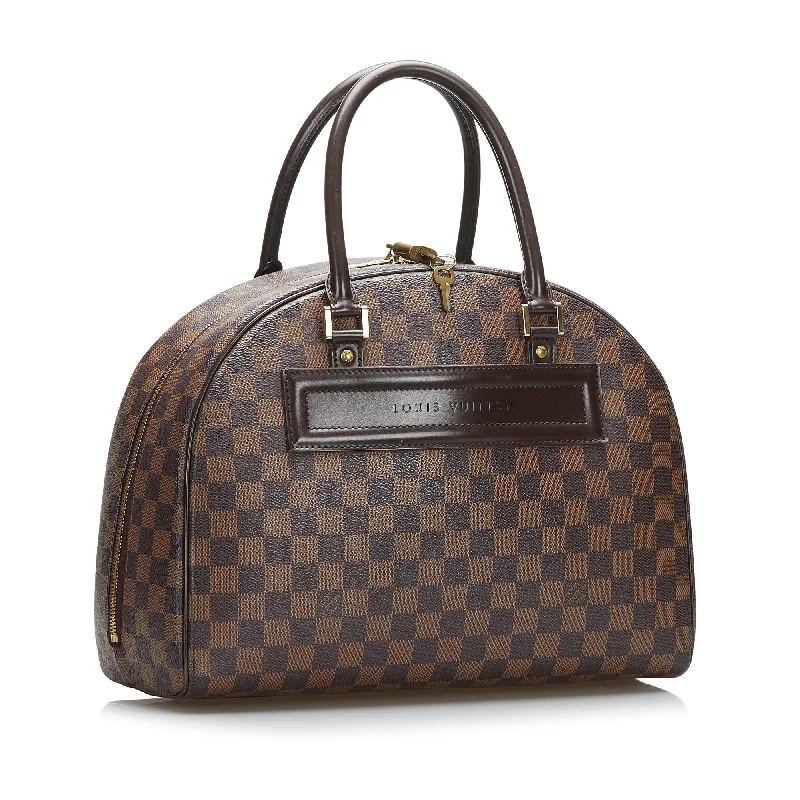 Ladies Louis Vuitton shoulder bags with a magnetic - closure flap for easeLouis Vuitton Damier Ebene Nolita (4UsDDW)