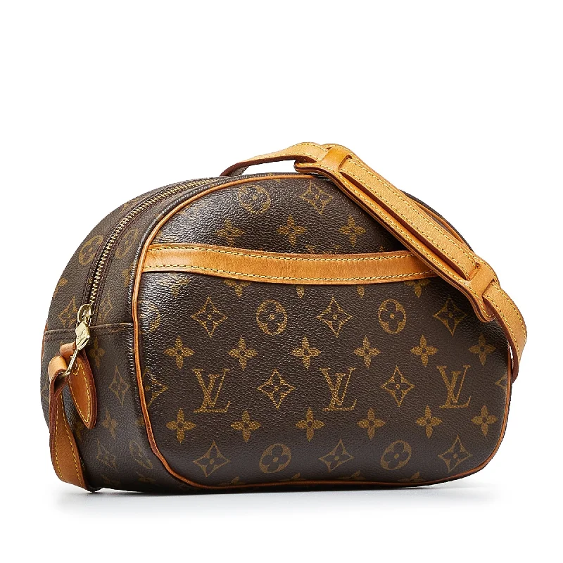 Louis Vuitton bags with a front - zip pocket for small items like keysLouis Vuitton Blois Monogram Canvas