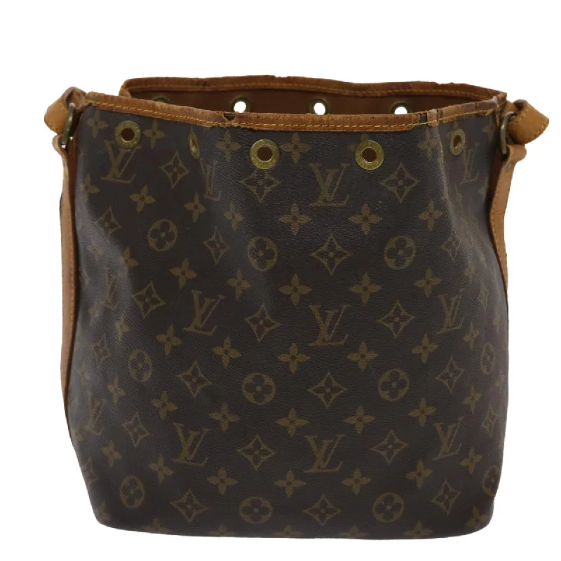 Louis Vuitton Alma bags with a monogram - embossed leather surfaceLouis Vuitton Monogram Petit Noe Shoulder Bag M42226 LV  48304