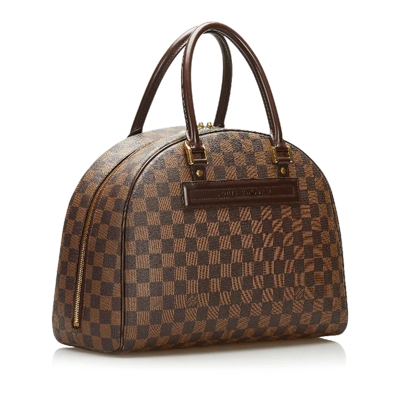 Louis Vuitton handbags with a metal - framed clasp for durabilityLouis Vuitton Damier Ebene Nolita 35410)