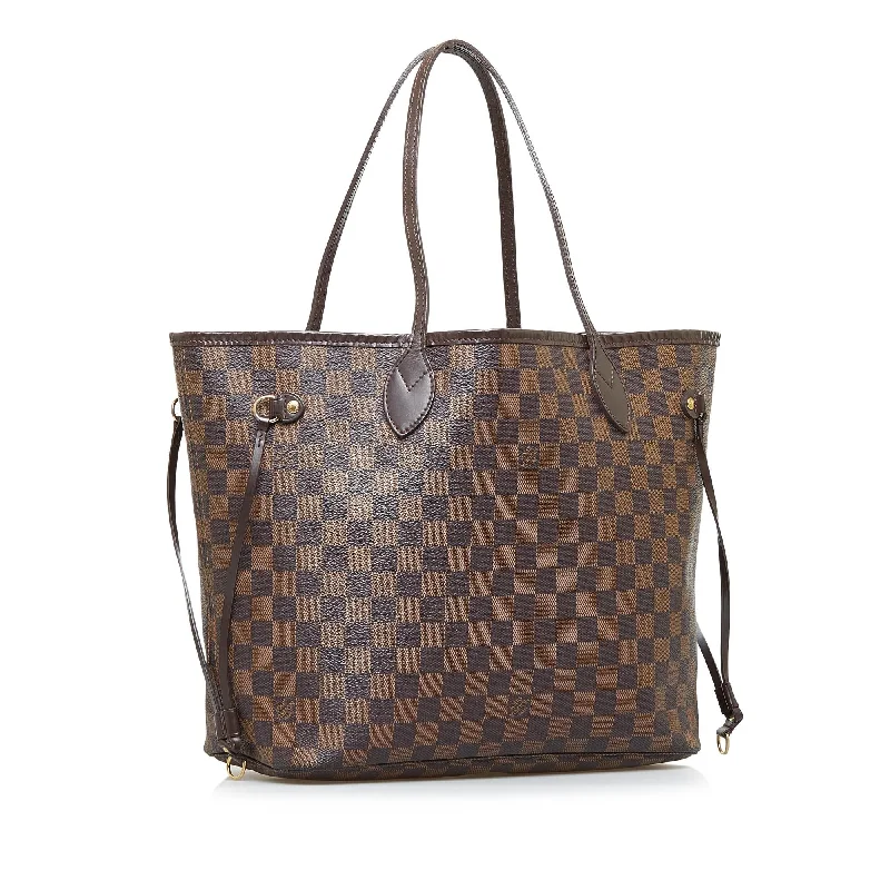 Louis Vuitton handbags with a beaded trim for a touch of glamourLouis Vuitton Damier Ebene Neverfull MM (wzMcJo)