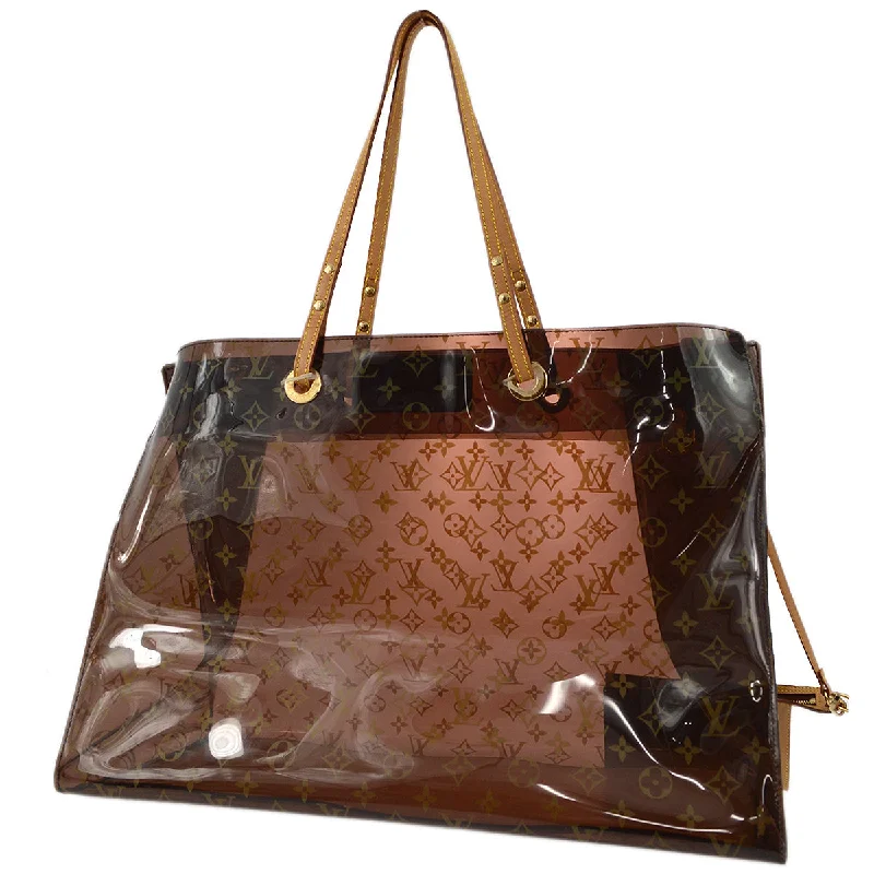 Louis Vuitton tote bags with a spacious interior and multiple pocketsLouis Vuitton 2000 Brown Monogram Vinyl Cabas Cruise Tote Bag M50500