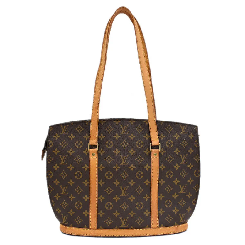 Ladies Louis Vuitton shoulder bags with a wide - width strap for comfortLouis Vuitton Babylone Tote Bag M51102