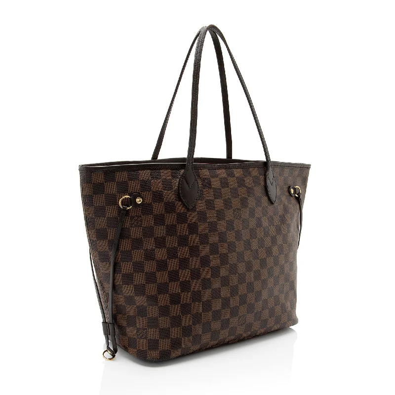 Louis Vuitton backpacks with a padded back panel for comfort during long - wearLouis Vuitton Damier Ebene Neverfull MM Tote (BSgxu3)