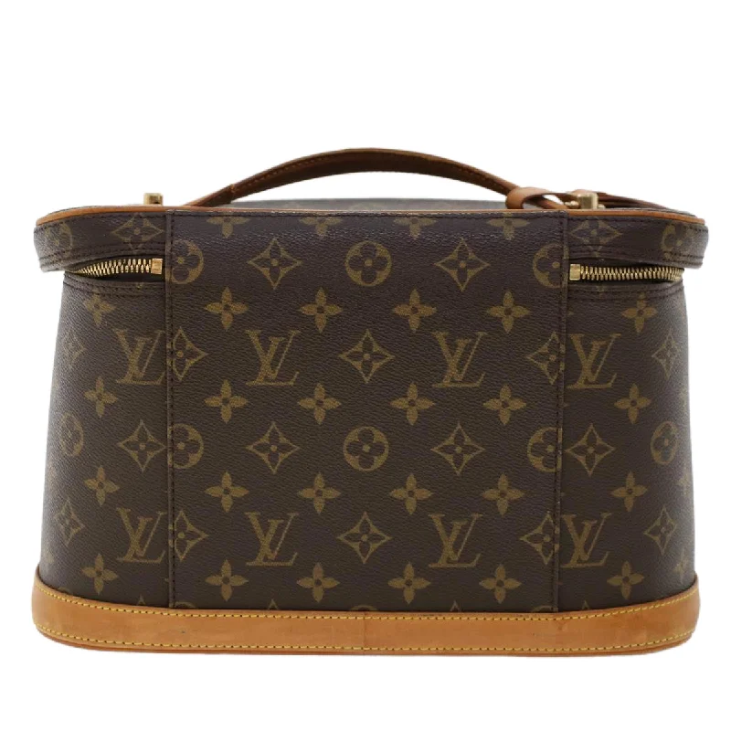 Louis Vuitton backpacks with a sleek, minimalist design for styleLOUIS VUITTON Monogram Nice Hand Bag 2way M47280 LV Auth ar9910B