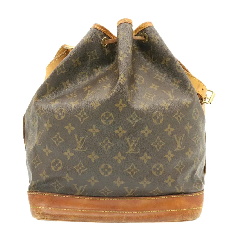 Louis Vuitton crossbody bags with a woven leather strap for textureLouis Vuitton Monogram Noe Shoulder Bag M42224 LV  jk495