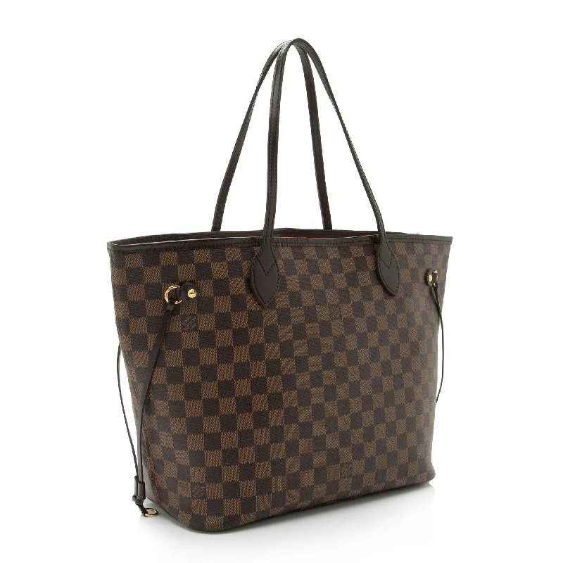 Ladies Louis Vuitton Capucines bags with gold - toned hardwareLouis Vuitton Damier Ebene Neverfull MM Tote (JgRumD)