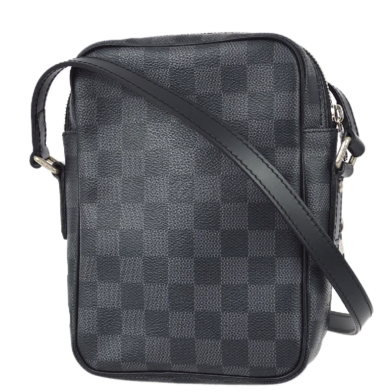 Medium - sized Louis Vuitton tote bags for work and shoppingLouis Vuitton 2009 Damier Graphite Rem Shoulder Bag N41446