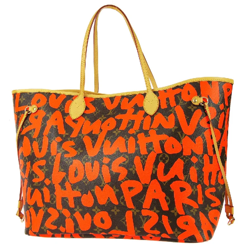 Louis Vuitton bags with a zip - around closure for enhanced securityLouis Vuitton 2009 Neverfull GM Monogram Graffiti M93702