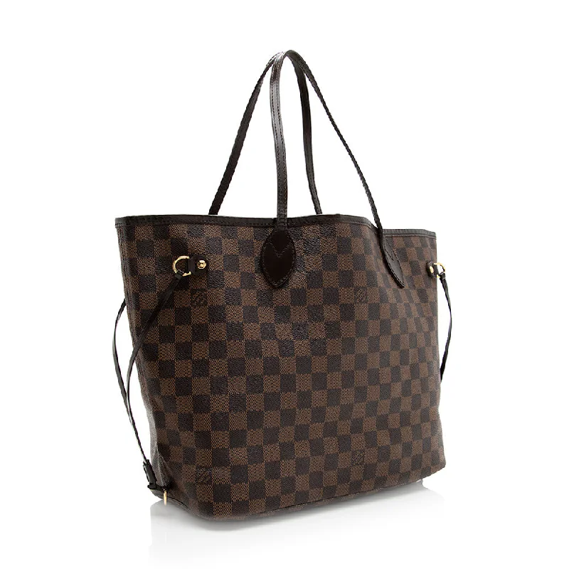 Louis Vuitton crossbody bags with a keychain holder for practicalityLouis Vuitton Damier Ebene Neverfull MM Tote (20011)