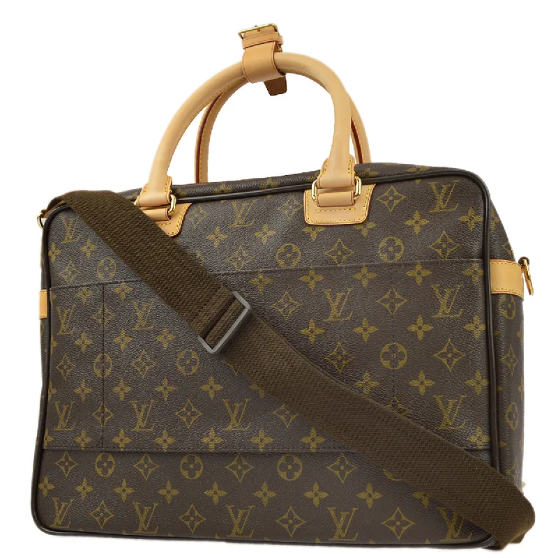 Ladies Louis Vuitton shoulder bags with a magnetic - closure flap for easeLouis Vuitton 2009 Monogram Icare 2way Shoulder Handbag M23252