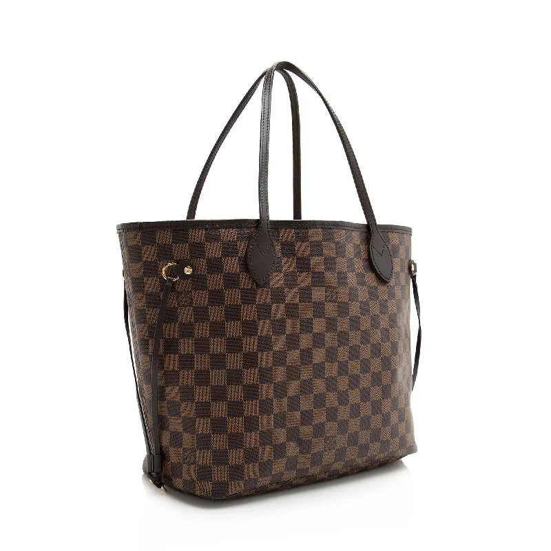 Louis Vuitton Alma bags with a leather - wrapped handle for a luxurious feelLouis Vuitton Damier Ebene Neverfull MM Tote (22350)