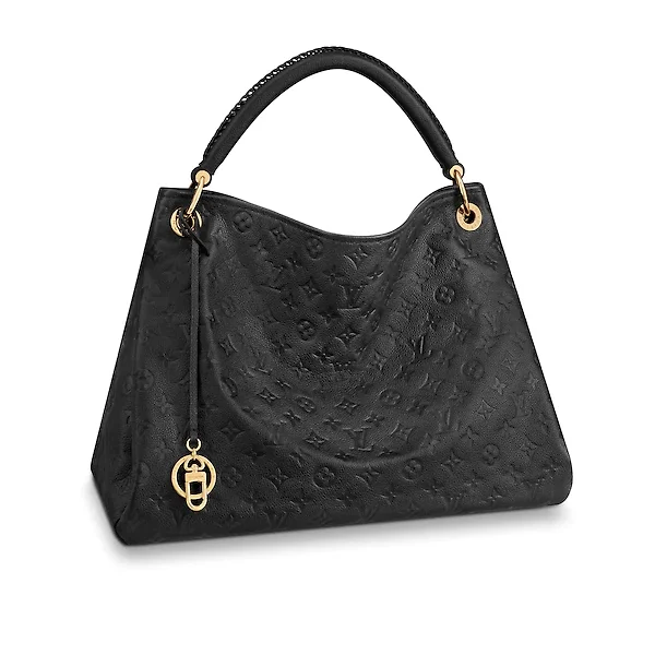 Louis Vuitton Capucines bags with smooth calfskin leather for luxuryLouis Vuitton artsy mm monogram empreinte leather black