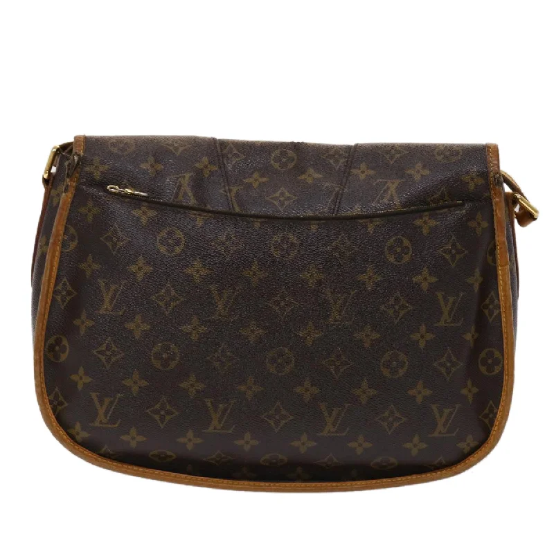 Ladies Louis Vuitton shoulder bags with a wide - width strap for comfortLouis Vuitton Monogram Menilmontant MM Shoulder Bag M40473 LV Auth 45491