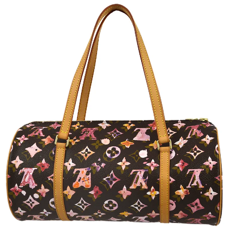 Louis Vuitton bags with a front - zip pocket for small items like keysLouis Vuitton 2008 Monogram Watercolor Papillon 30 Handbag M95753