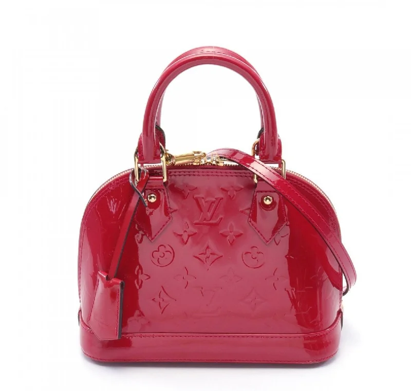 Louis Vuitton crossbody bags with a woven leather strap for textureLouis Vuitton Alma BB Rose M91771