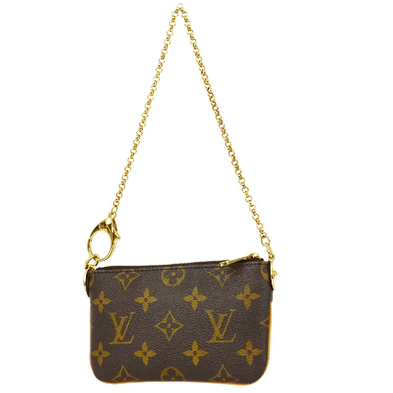 Louis Vuitton bags with a detachable mobile phone holder for convenienceLouis Vuitton 2008 Monogram Pochette Milla PM M60095