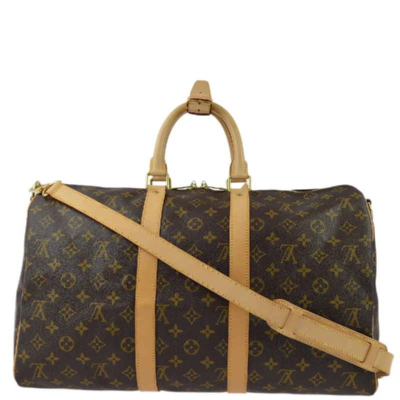 Ladies Louis Vuitton Capucines bags with gold - toned hardwareLouis Vuitton 2008 Monogram Keepall Bandouliere 45 Handbag M41418