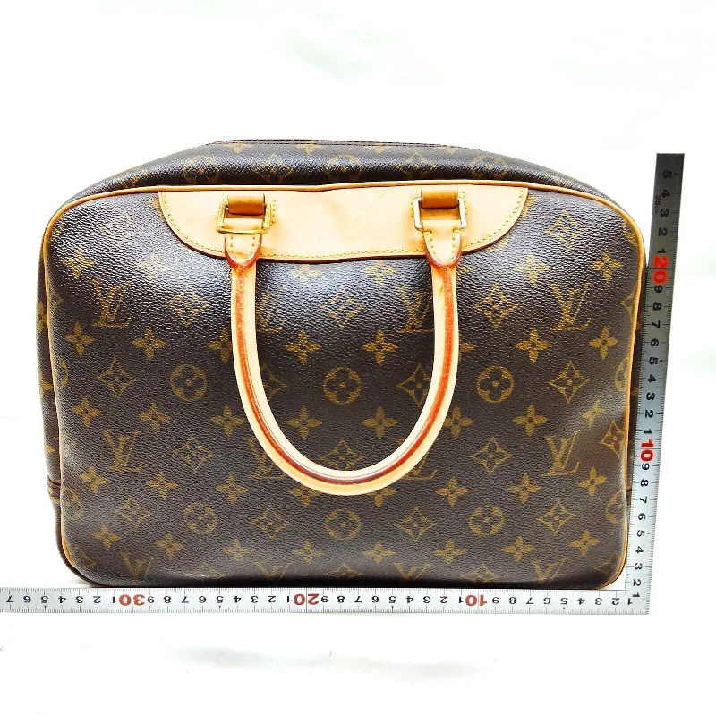 Ladies Louis Vuitton shoulder bags with a magnetic - closure flap for easeLouis Vuitton Deauville Brown Monogram Hand Bag