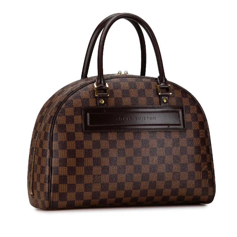 Louis Vuitton Alma bags with a monogram - embossed leather surfaceLouis Vuitton Damier Ebene Nolita 24 Heures (XHdmYC)