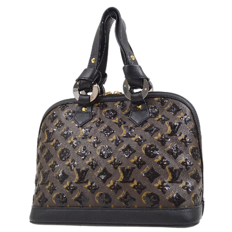 Ladies Louis Vuitton Capucines bags with a detachable shoulder strapLOUIS VUITTON 2009 ALMA 30 MONOGRAM ECLIPSE M40246