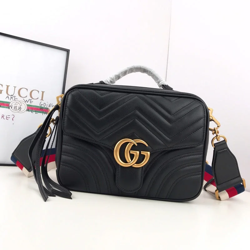 Women Gucci Sylvie bags with a monogram - embossed leatherWF - Gucci Bags - 2604