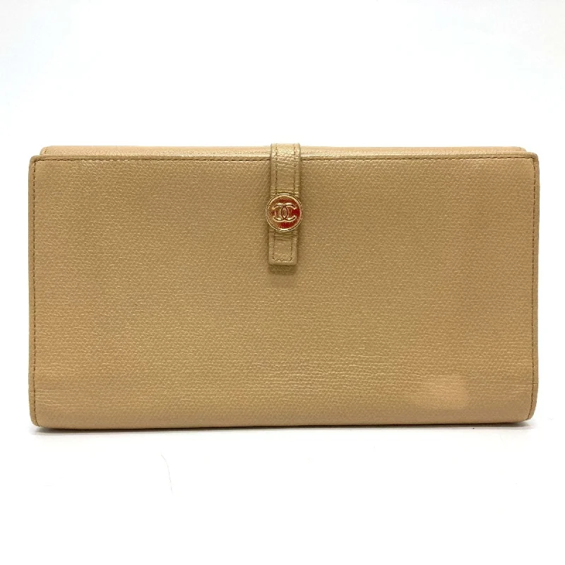 Chanel Limited Edition Handbag for CollectorsChanel A20905 CC Mark Bifold Long Wallet Beige