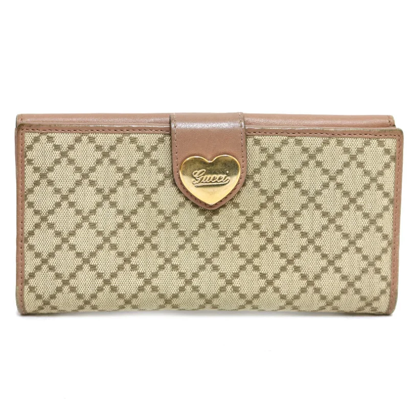 Ladies Gucci shoulder bags with a wide - width strapGucci long wallet Diamante Brown Ladies