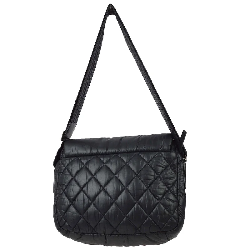 Chanel Medium Tote Bag for Office LadiesChanel 2009-2010 Black Nylon Coco Cocoon Shoulder Bag